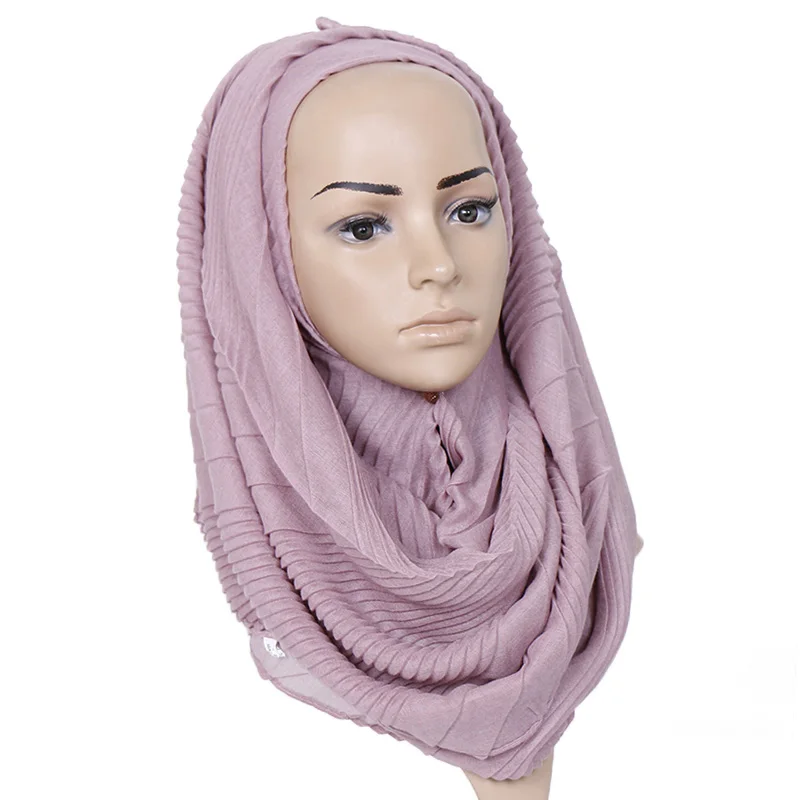 Shimmer шелковый шарф хиджаб плотная мягкие платки блеск мусульманские шарфы платки сплошной цвет обертывания тюрбаны-повязки шарфы 10 шт./лот