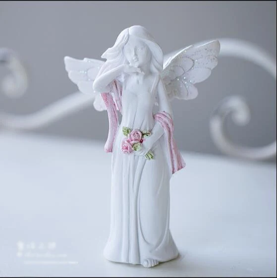 Skup Kwiatową wróżkę Elf anioł dziewczyna formy silikonowe formy silikonowe forma kamienna foremka na świece tylko dekoracja żywiczna