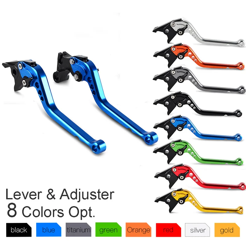 17CM Long Adjustable Brake Clutch Levers For Yamaha FZ07 FZ 07 MT 07