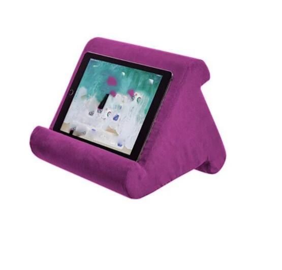 Многоугольная мягкая подушка-подушка Подставка для Ipad, планшетов, читателей, смартфонов, книг и журналов поддержка дропшиппинг