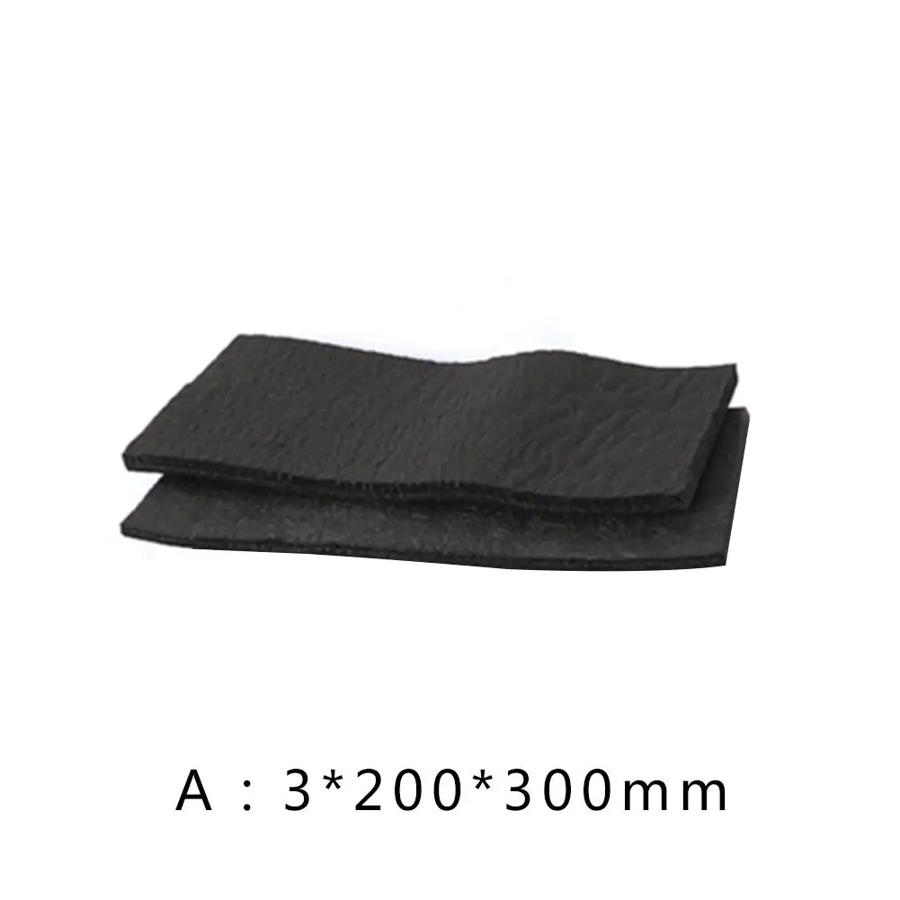 Высокотемпературное углеродное волокно сварочное одеяло и графит Мягкий войлок, защита рабочей зоны от сильного загрязнения и высокой температуры - Цвет: 3x200x300mm