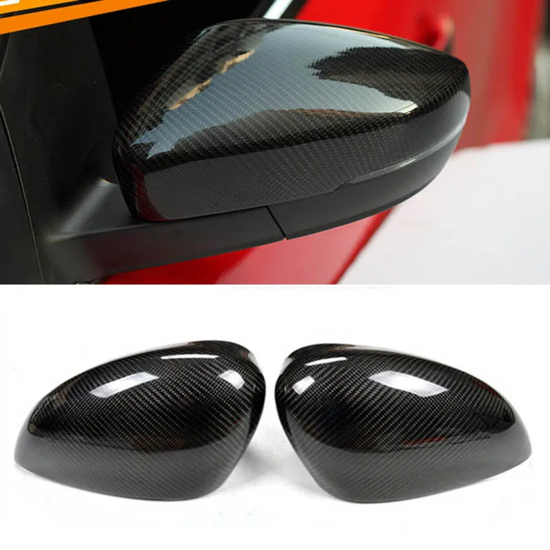

Car Side Door View Mirrors Carbon Fiber Replacment Cover For Ford Mendeo 2013