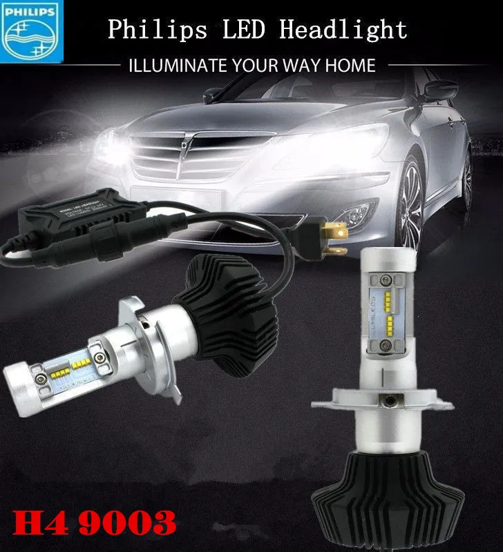2pcs G7 Philipsluxeon Zes Led 160w 16000lm H4 9003 Hb2 2pcs g7 philipsluxeon zes led 160w 16000lm h4 9003 hb2