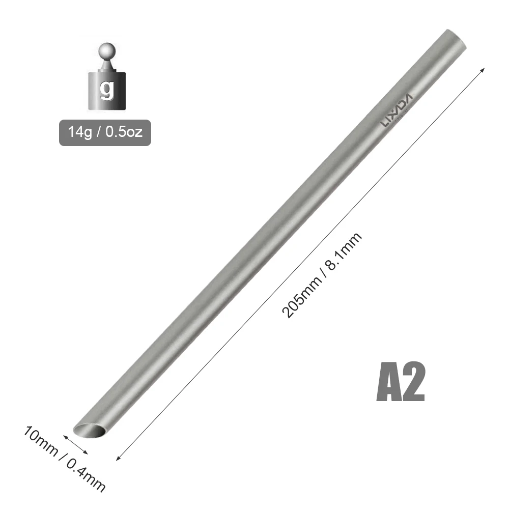 14 г 17 г 18 г 32 г Lixada Титан супер легкая Питьевая Солома для дома на открытом воздухе Питьевая трубка семейный подарок для кемпинга туризма пикника - Цвет: A2