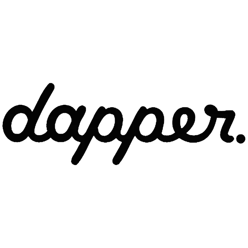 Car Sticker Vinyl 4013cm Dapper Banner Sticker On Car Jdm Style Reflective Stickers and Decals Funnny Car Styling 3D (2)