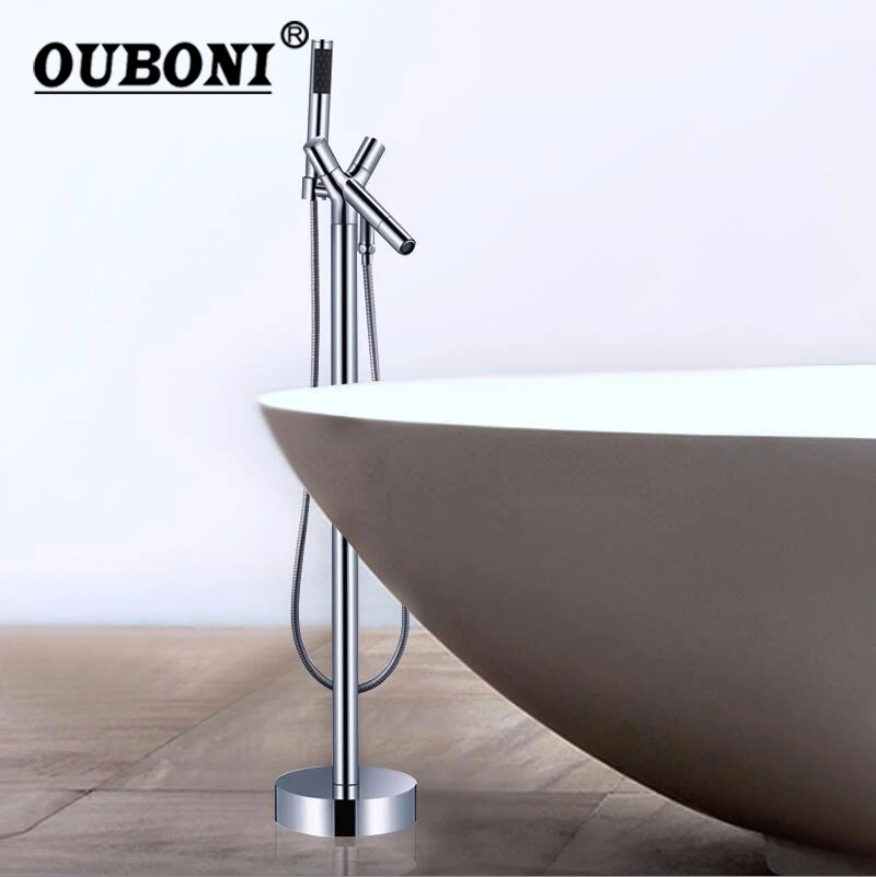 

Напольный латунный водопроводный кран для ванной комнаты