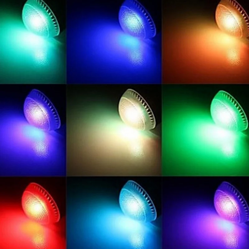 Litwod E27 B22 светодиодный RGB волшебная лампа 9 Вт 85 265 В свет прожектора + IR пульт