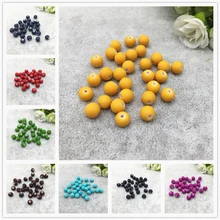 4/6/8/10 мм браслеты с подвесками из матовой резины неоновый круглый Стекло Spacer Бусины для изготовления ювелирных изделий, с плоской обратной стороной, аксессуар для изготовления самодельных# XPZ000