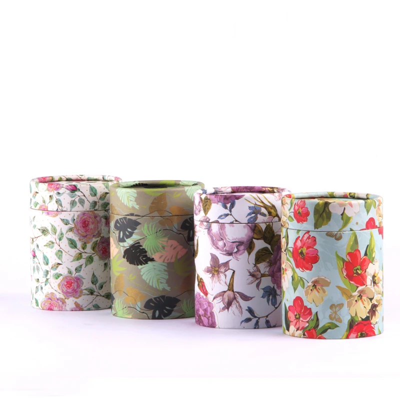 

Xin Jia Yi Packaging Box Art Flower Paper Cylinder Shape Coffee Powder Caddy Necktie Cheaper Price Chinese Factory Boxes