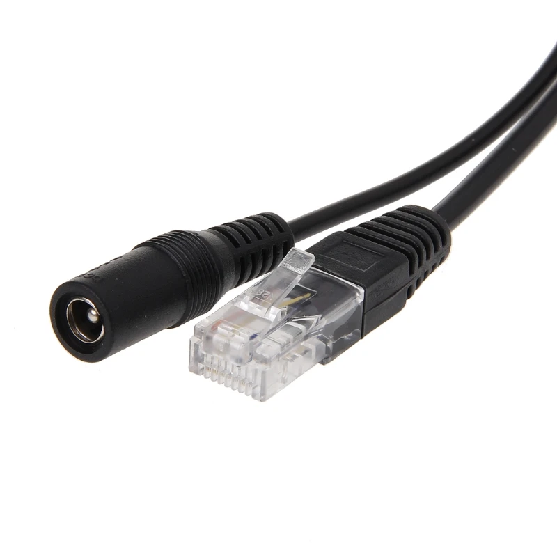 RJ45 Инжектор POE сплиттер адаптер Кабельный комплект пассивная мощность по Ethernet 12 48