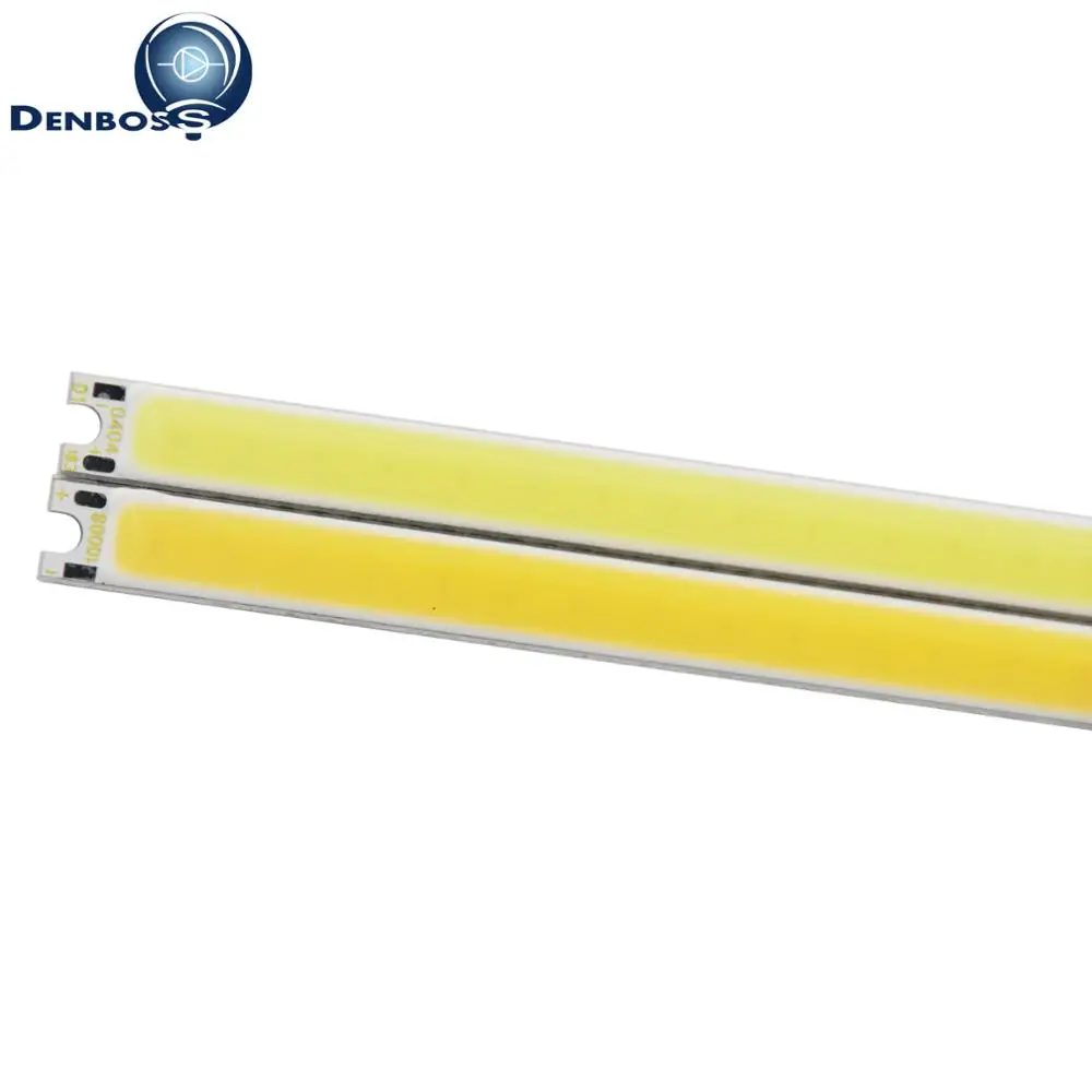 Allcob производитель светодиодных лент COB модуль светильник источник 12 В DC белый теплый белый 100x8 мм 5 Вт светодиодный флип-чип лампа для DIY лампы