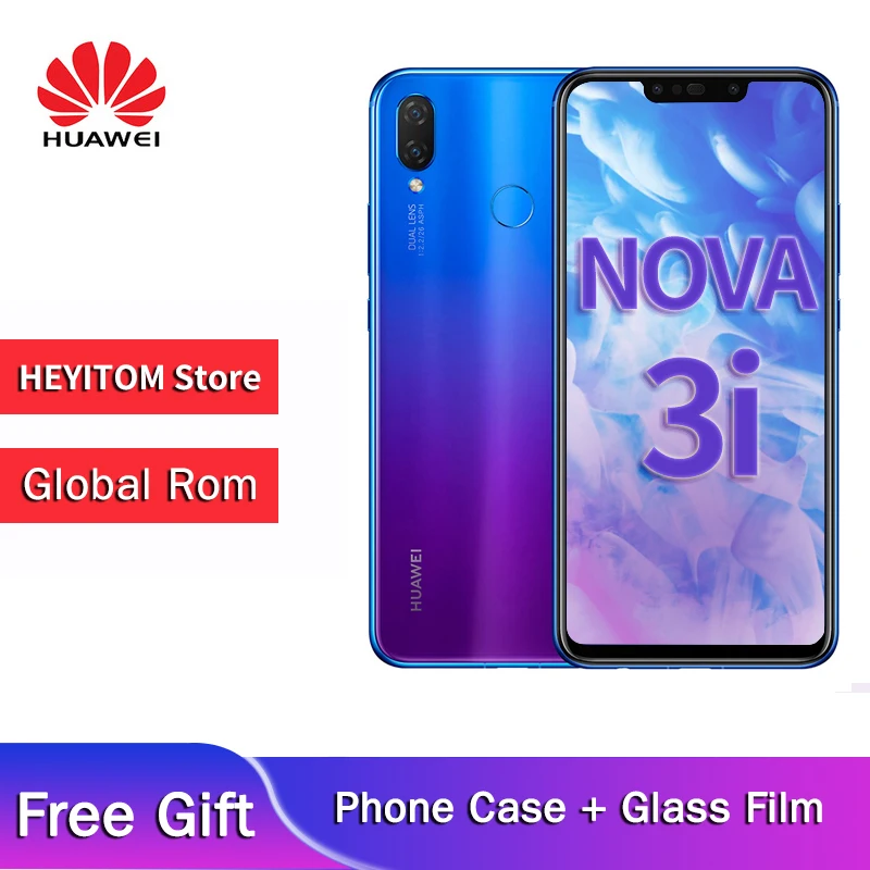 

Global versions optional Huawei nova 3i RAM4GB/6GB+128GB 6.3-inch large screen Kirin710 processor official original smartphone