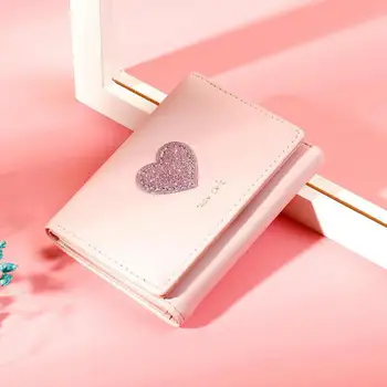 

New Luxury Brand Wallet Female Leather Girl Wallets Purse Short Ms Clutch Leather Wallet Women Money Bag Quality Guarantee