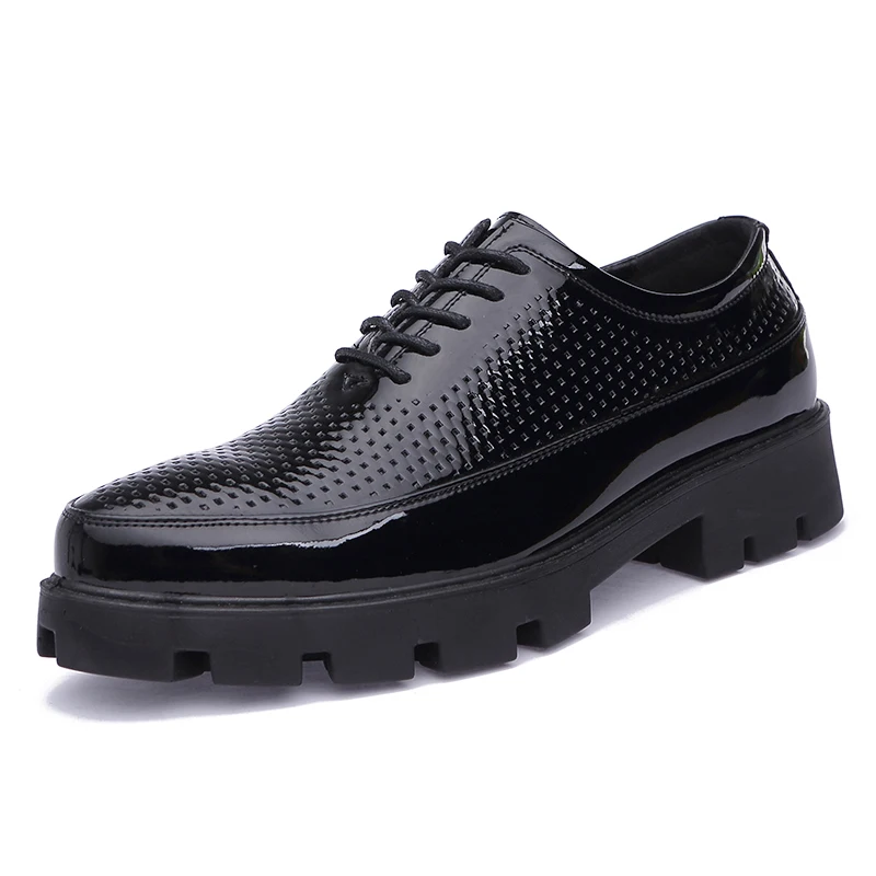 height increasing platform men shoes patent leather male footwear italian moccasins man designer breathable oxford shoes for men (10)