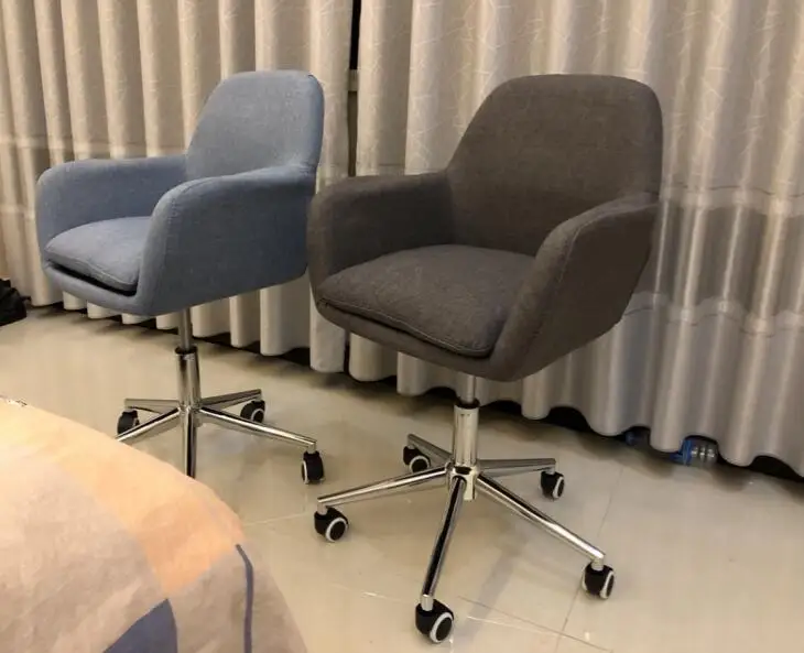 Мягкая спинка, домашний офисный стул-эргономичный стул с подлокотниками для конференц-зала или офисной мебели, компьютерный стул