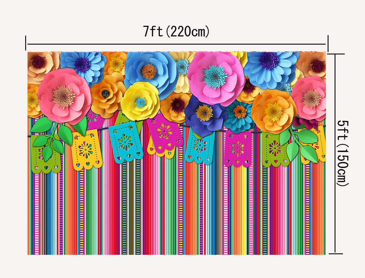 Вечерние Декорации на тему Fiesta Cinco De Mayo Мексиканский фестиваль фон для фотосъемки
