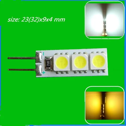 10 шт 12V G4 светодиодный 9 в 1 Вт LED лампа светодиодный g4 9v 1w с украшением в виде кристаллов лампа g4 9v светодиодный 1 Вт маленькая настольная лампа штекер bubble 6-гранная SMD 1w DC 9V