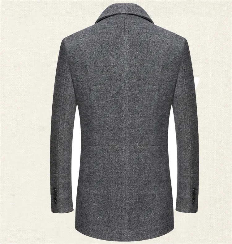 BOLUBAO мужское модное шерстяное пальто зимнее мужское шерстяное длинное пальто мужское деловое одноцветное теплое шерстяное пальто