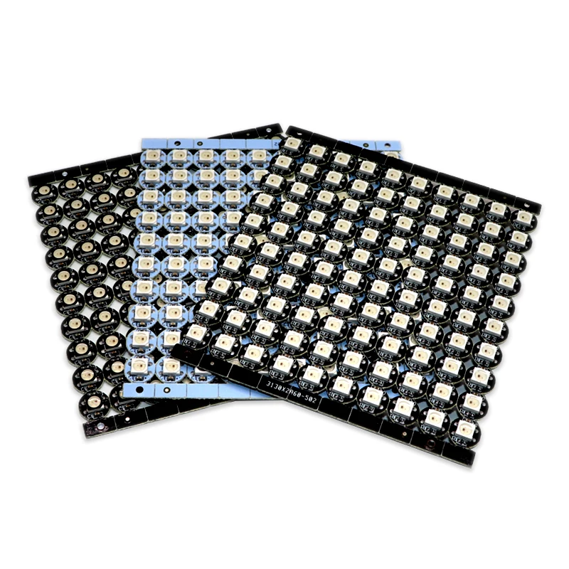 

10~100 pcs WS2812B LED Individually addressable WS2812 IC RGB white/black 2812b led heatsink (10mm*3mm) 5050 SMD RGB Built-in