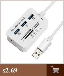 USB Hub 3/6 Порты и разъёмы USB 3,0 концентратор высокой Скорость многопортовый usb-адаптер 2,0 вцв 3 Hub 3,0 несколько USB3.0 TF SD Card Reader для портативных ПК