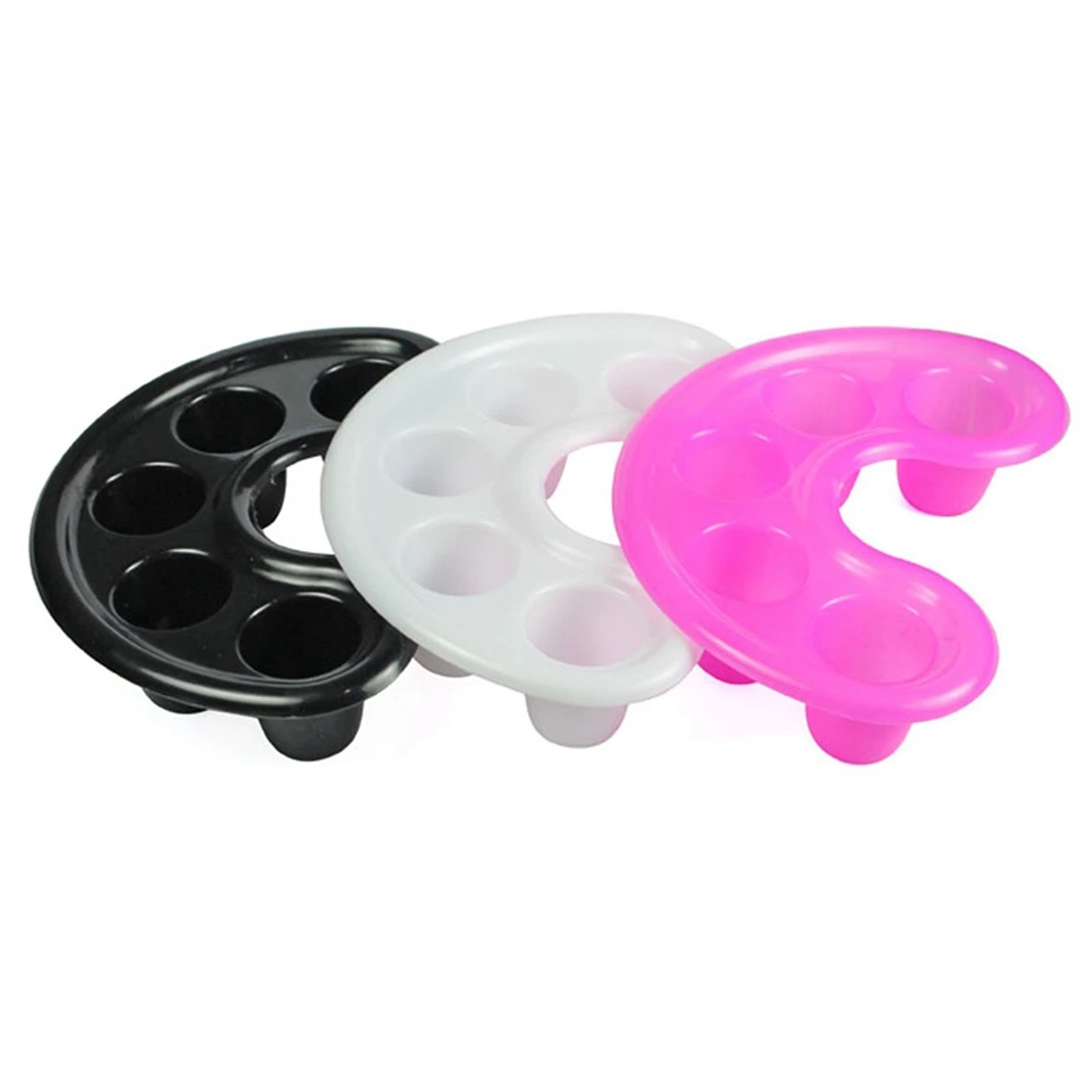 3pcs Nail Art Tips Soaking Bowl Tray Treatment Remover Manicure Soaking