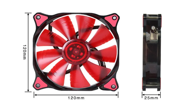 Высокоскоростной 4pin RGB чехол для компьютера Вентилятор охлаждения светодиодный PC башня кулер вентилятор корпус cooing электронный Холодильный для процессора