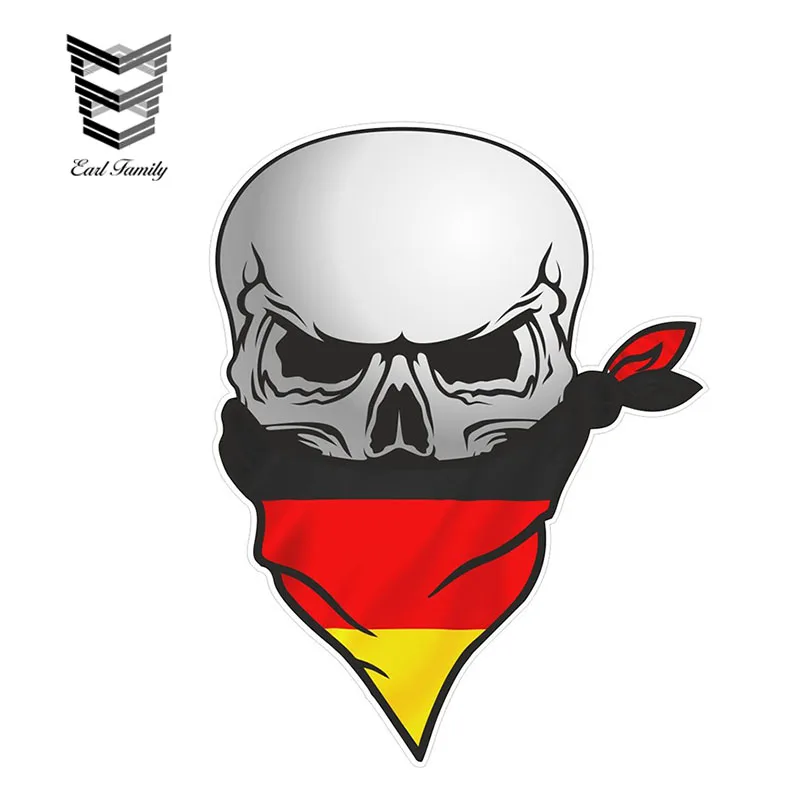 Skull With Face BANDANA /& Jamaica Jamaican Country Flag vinyl car sticker decal