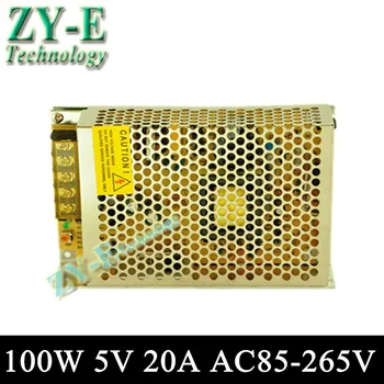 

5V 20A 100w Switching led DC Power Supply non-waterproof led driver for LED display screen block power Free shipping