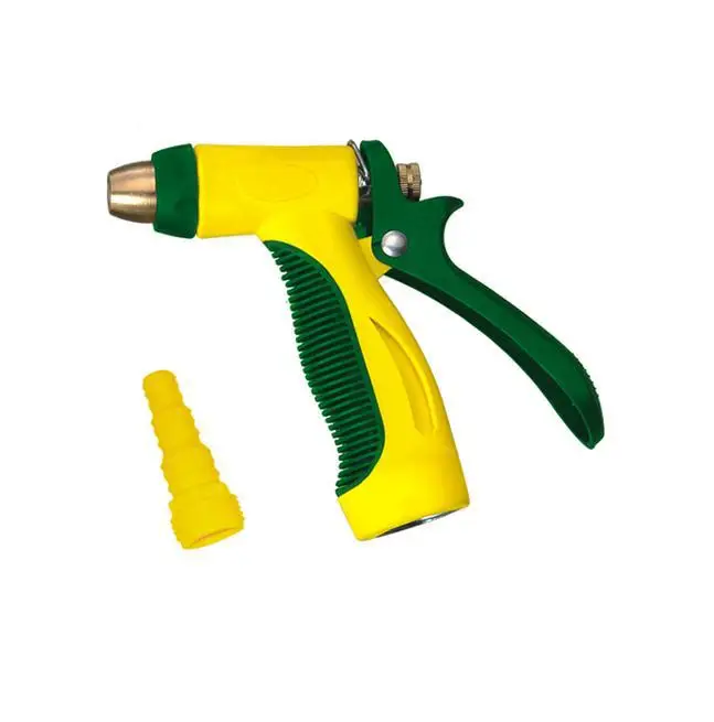 2pcs Metal Spray Nozzle Set Cu Zntpr Garden Water Gun Sprinkler