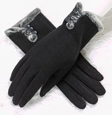 MS зимние стильные перчатки женские уличные guantes сохраняющие тепло мягкие теплые варежки женские милые девушки сенсорный экран для велоспорта