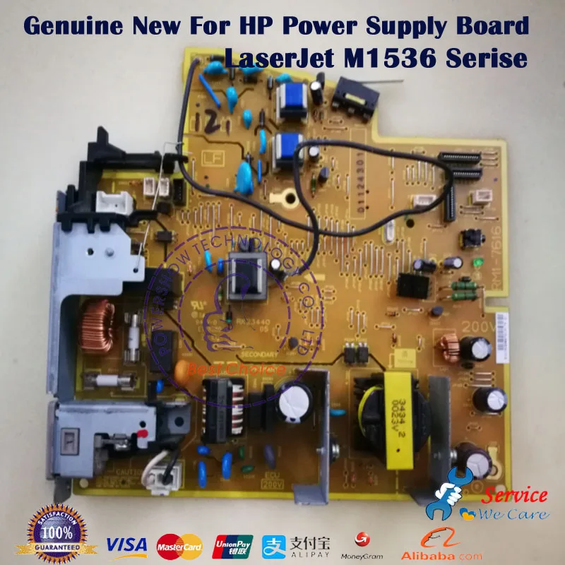 Original New OEM#: RM1 7629 RM1 7630 For HP 1536 Power supply Board ...