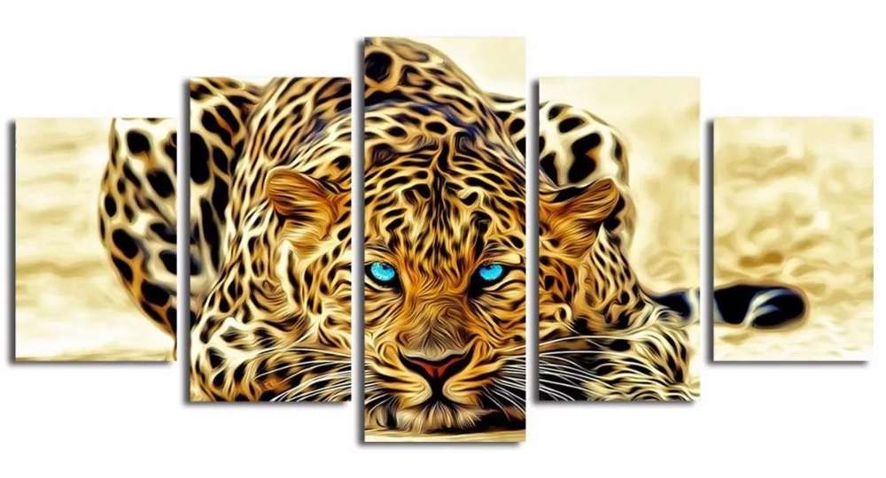 Large Canvas Pictures Arts Animal Painting Wall Art Prints Canvas Print