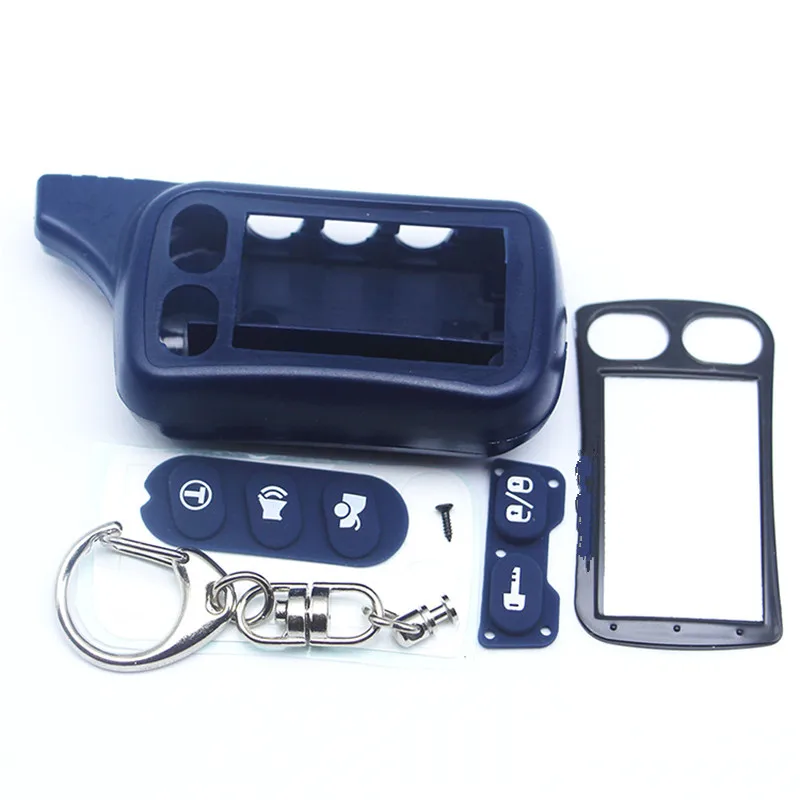 

TZ9010 Case Keychain Tamarack for 2 way Car Alarm System Tomahawk TZ-9010 TZ-9030 TZ9030 key Fob TZ 9010 9030 LCD Remote Control
