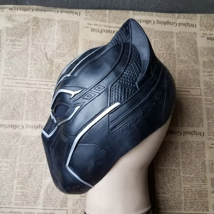 Косплей черная маска Пантеры перчатка латекс Капитан Америка 3 Marvel Civil War Hero Prop Хэллоуин костюм аксессуары