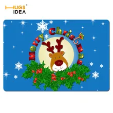 HUGSIDEA Рождество 3D дизайн дома Придверные коврики в ванную кухня коврики для пола для спальни Декор Tapete Para Sala