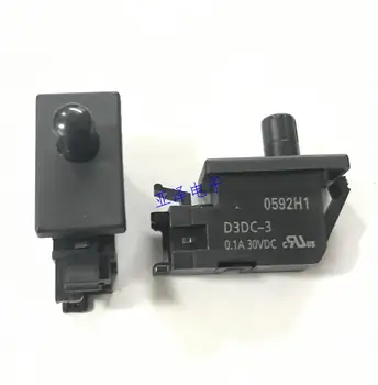 

10PCS/LOT , D3DC-3N micro switch, small limit stroke switch, black brake