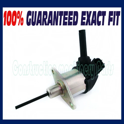 12V Fuel Stop Solenoid 1A021-60015 for Kubota D1503 D1703 D1803 Excavator Mower