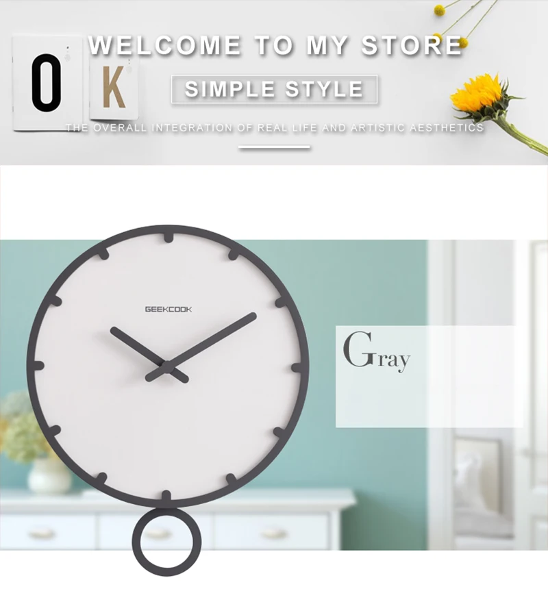 Watch In Wall Home Watch For Wall Decor Acrylic Mirrored Decorative Sticker Wall Clock Metal Pendulum Clock Watch For Wall Double Sided Wall Clock Clock Cuckoo (1)