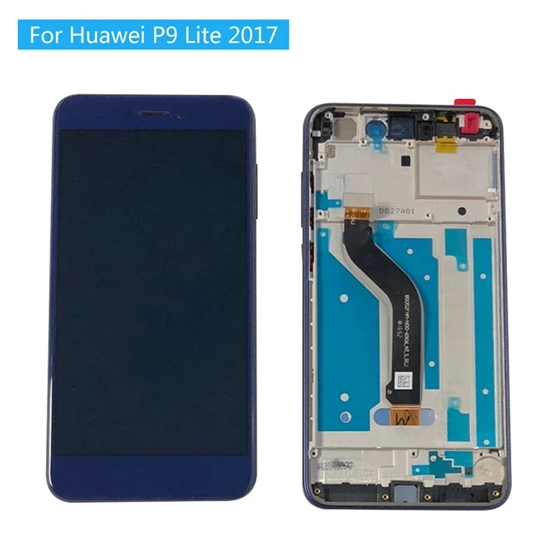 5 2 дюйма оригинальный испытания для huawei P9 lite 2017 ЖК-дисплей Дисплей с рамкой P8 Lite