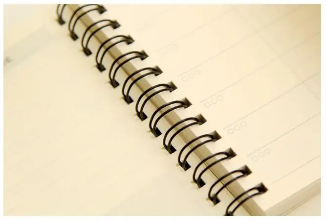 Новости American флуоресценции спираль ноутбук пустой Бумага слово книга Notpad офис школьные принадлежности канцелярские