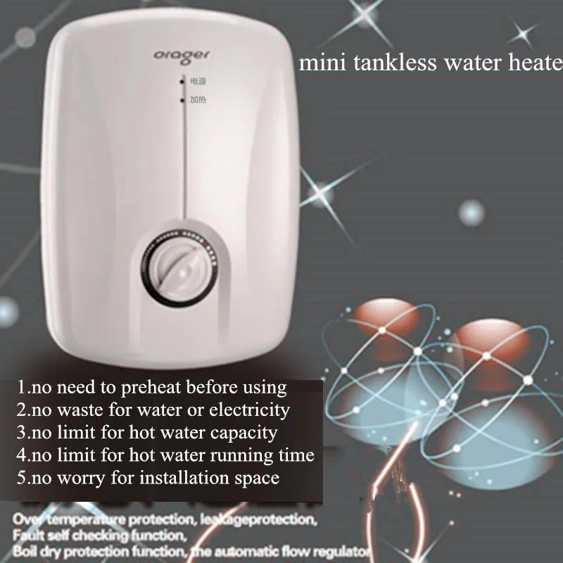 Смеситель с водонагревателем 220 В 3500 Вт|shower heater|water heaterheater for water |