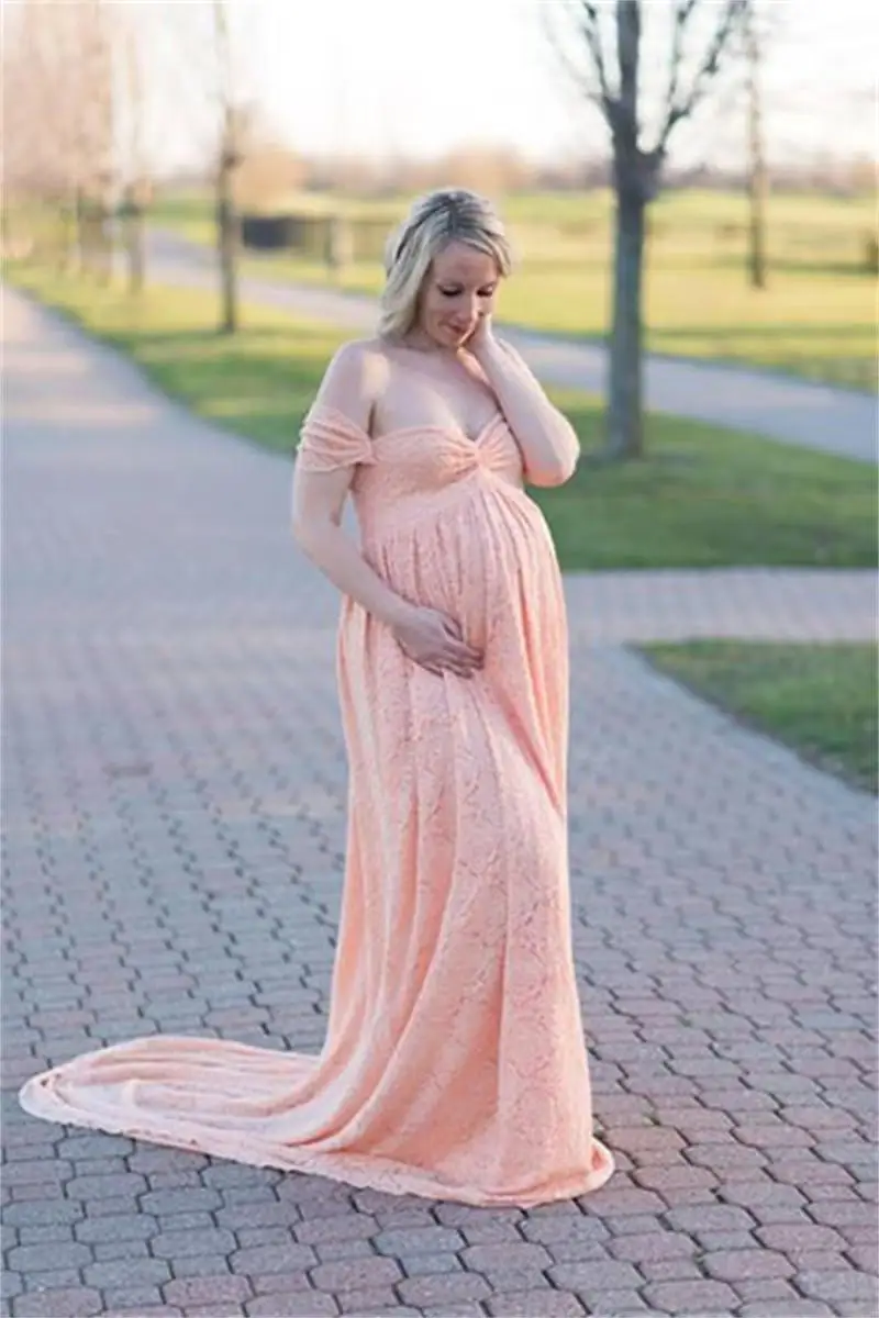 Платье с шлейфом для беременных; реквизит для фотосессии; платье для беременных; одежда для фотосессии; кружевное Макси-платье
