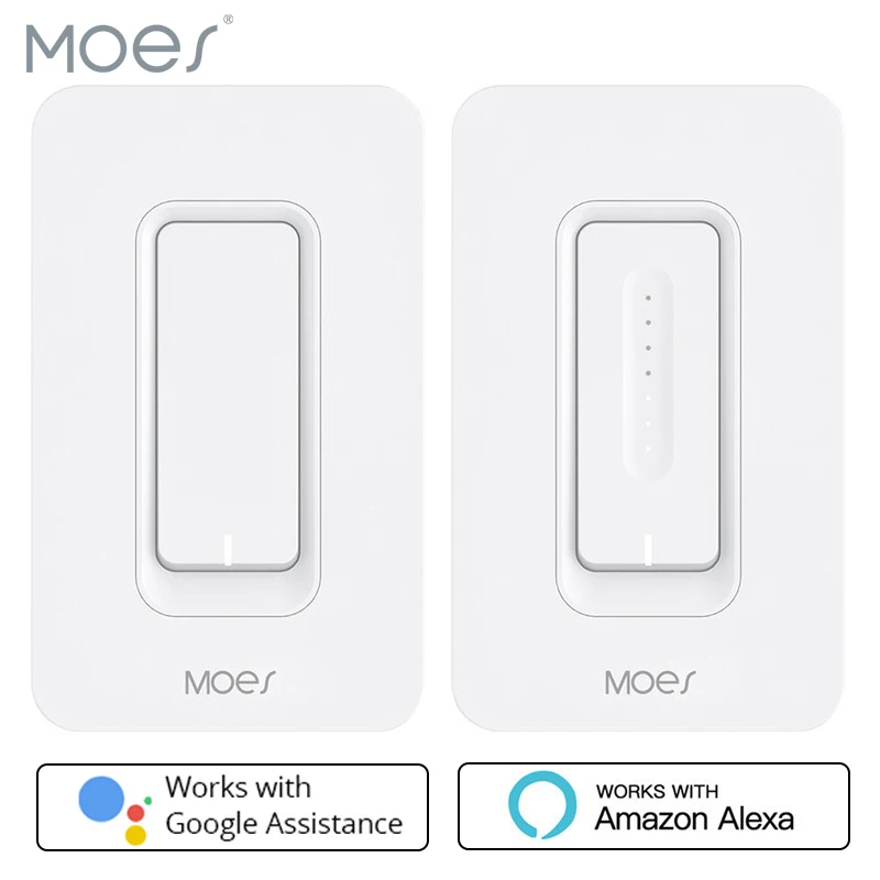 

US WiFi Smart Wall Light Switch Dimmer Mobile APP Remote Control No Hub Required Works with Amazon Alexa Google Home IFTTT
