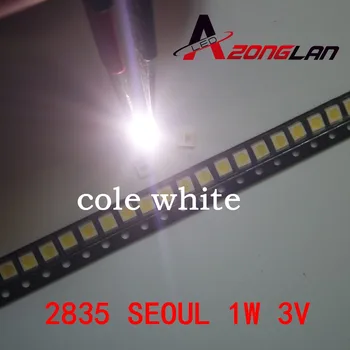 

Original SEOUL LED 2835 3528 1210 Light Beads Cool white High Power 1W 3V 100LM For LED LCD TV Backlight Application 5000PCS