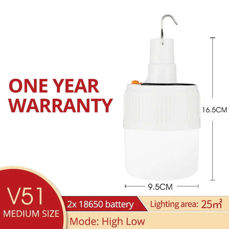 Mid size-no solar SHENYU перезаряжаемый светодиодный светильник на солнечной батарее, портативный аварийный ночной Светильник для рынка, для кемпинга, дома - Мощность в ваттах: Mid size-no solar