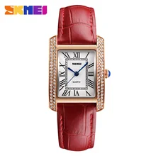 Mujeres relojes de Marca SKMEI Moda cuarzo reloj de Las Mujeres Reloj de pulsera de reloj relojes mujer vestido de las señoras de Negocio reloj montre femme