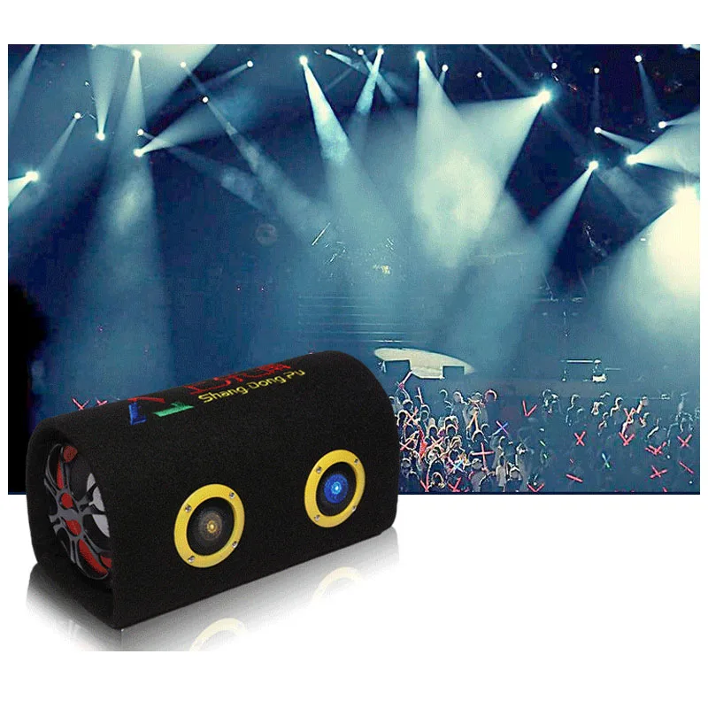 12 V 220 V coche Audio activo Subwoofer motocicleta Bluetooth caja de altavoz 5 pulgadas HiFi KTV inicio ordenador bajos altavoces bass 12 V 220 V coche Audio activo Subwoofer motocicleta Bluetooth caja de altavoz 5 pulgadas HiFi KTV inicio ordenador bajos altavoces bass