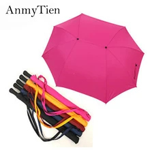 Горячая влюбленных с длинной ручкой пара гольф зонтик мать и дети длинный зонт