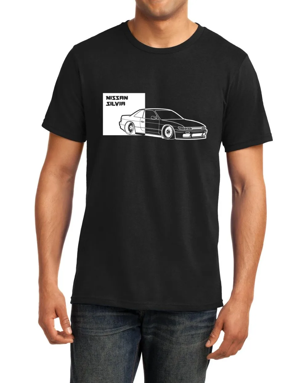 Футболка Japanese Classic Legend Car Silvia S13 Block новинка Комплект запчастей для корпуса Turbo