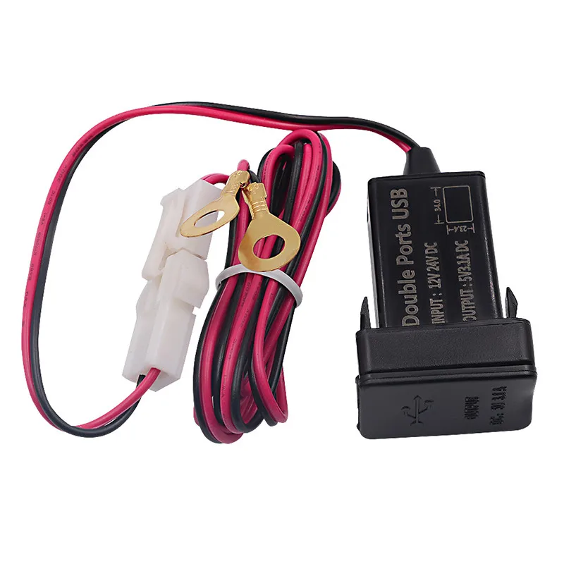 

Black 12V to 5V 3A Car Charger DC Converter Module Waterproof Power Regulator with Micro USB Cable Car Accessories HOT 20p